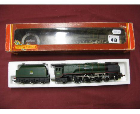 A Hornby 'OO' Scale 4-6-2 Coronation Class Locomotive and Tender 'Duchess of Atholl', in British Rail green, tender driver, i