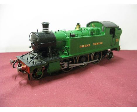 An 'O'/7mm Scale 2-6-2 GWR Prairie Tank, R/No 4566, kit built, electric motor, small parts may be damaged.