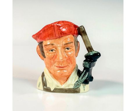 Salmon hat; white shirt; light brown apron.Series: Characters From Williamsburg. Royal Doulton backstamp. Artist: David B. Bi