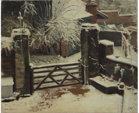 ▲ John Whitlock Codner (1913-2008) ‘Winter in Bristol’signed 'John Codner' l.l. and signed with initials l.r., also signed, i