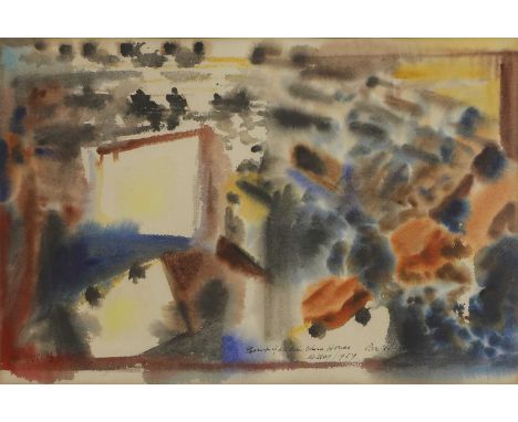 ▲ Merlyn Evans (1910-1973) 'Covent Garden Opera House - Parsifal'signed and dated 'Evans 59' l.l., inscribed with title and f