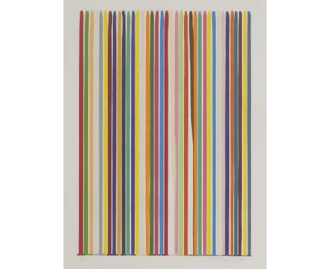 ▲ Ian Davenport (b.1966) 'Etched Lines 1'etching in colours, signed and dated 'I Davenport 2006' in pencil l.r., numbered '23