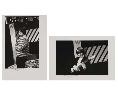 ▲ Michael Ward (1929-2011) 'Rolling Stone - Mick Jagger - 1964''Rolling Stone - Brian Jones - 1964'two gelatin silver prints,