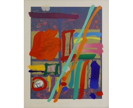 ▲ Albert Irvin RA (1922-2015) 'Kepler I'screenprint in colours and woodblock, signed and dated 'Irvin '98' l.l., inscribed wi