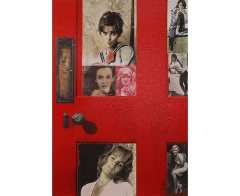 ▲ Sir Peter Blake RA (b.1932) 'Girlie Door'screenprint in colours, 2008, signed 'Peter Blake' in pencil l.r., numbered '100/1