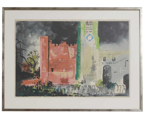 ▲ John Piper CH (1903-1992) 'Buckden in a Storm', 1977unsigned lithograph in colours, after the screenprintimage 57 x 84.5cmC