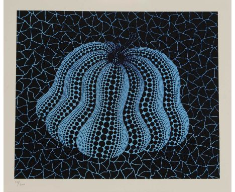 Yayoi Kusama (Japanese, b.1929) 'Pumpkin' (blue)lithograph in colours, 2011, numbered '118/200' in pencil l.l., printed court