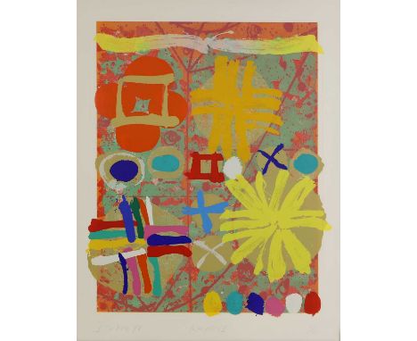 ▲ Albert Irvin RA (1922-2015) 'Kepler II'screenprint in colours and woodblock, signed and dated 'Irvin '98' l.l., inscribed w