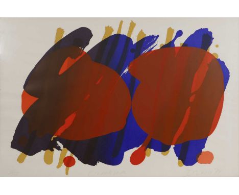 ▲ Albert Irvin RA (1922-2015) 'Creekside'screenprint in colours, signed and dated 'Irvin '89' in pencil l.r., and numbered '3
