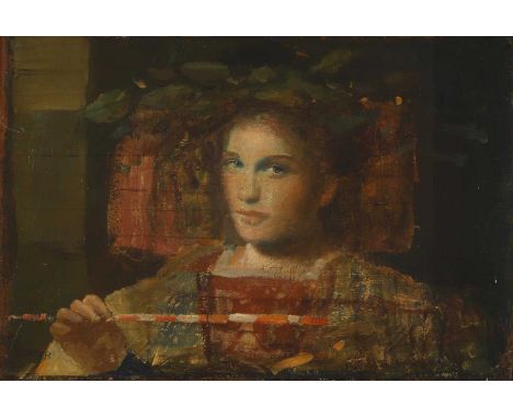 Mersad Berber (Bosnian, 1940-2012) 'The Red Medallion', 1999signed 'BERBER' l.l., oil on canvas35 x 50cmCondition ReportFrame