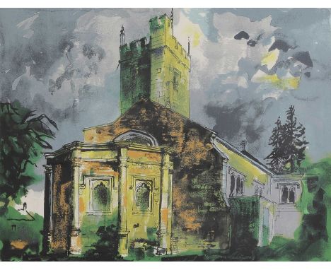 ▲ John Piper CH (1903-1992) 'Sunningwell, Oxfordshire' (Levinson 377)screenprint in colours, 1985, signed 'John Piper' in pen