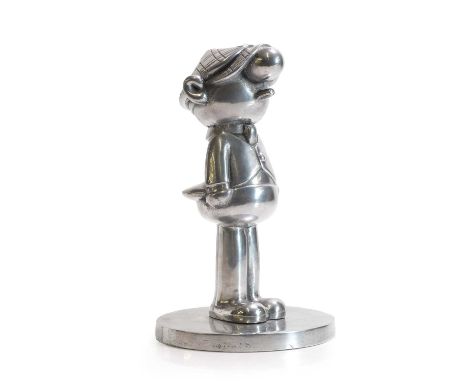 ▲ Clive Barker (b.1940) 'Andy Capp', 1978 (Fermon 182)polished aluminium, stamp signed, titled, dated and numbered '6/6' on b