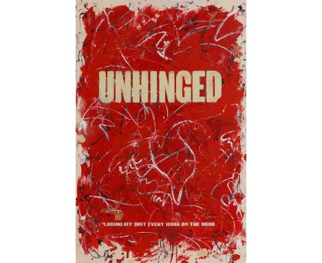 ▲ Mr Controversial (contemporary) 'Unhinged' (red/cream)signed and dated 'Mr Controversial 2024' verso, also signed and inscr