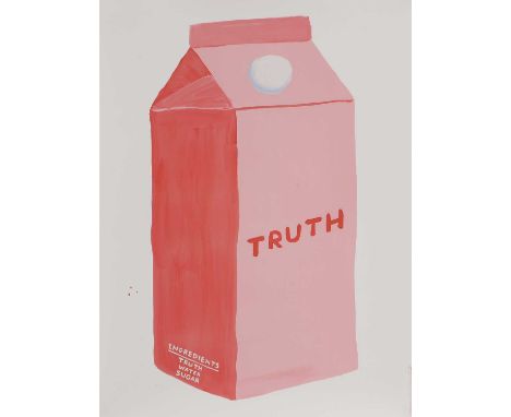 David Shrigley (b. 1968) 'Truth', 2020offset lithograph in colours from an open editionsheet 80 x 60cm, unframedCondition Rep