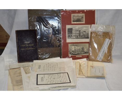 Bickersteth family. A collection of manuscript and printed material. (quantity)