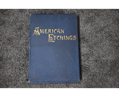 Art. ''American Etchings - A Collection of Twenty Original Etchings'', artists include Moran, Parrish, Ferris, Smillie and ot