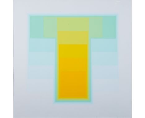 GERSTNER, KARL (1930-2017) "Color Sounds" 1973 Serigraphie, Ed. 122/175, handsigniert unten rechts, HxB: 79/79 cm. Rahmen, Hx