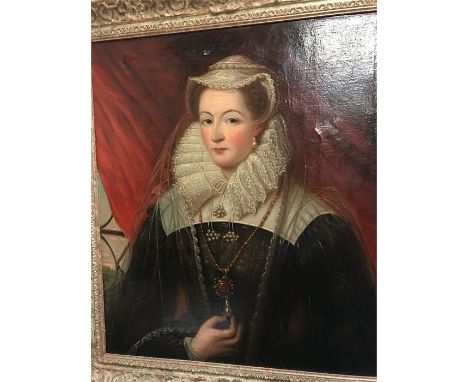 An Early 19th Century portrait of Mary Queen of Scots, oil on canvas