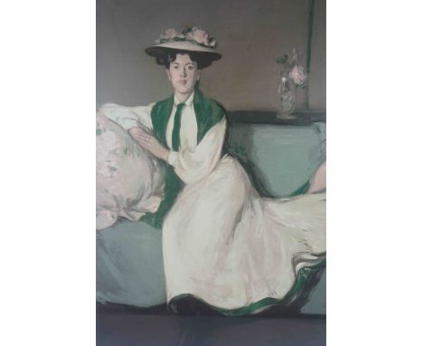 British School "Portrait of a Female" Limited Edition Print, 65cm x 43.5cm, Signed in Pencil, No 19 of 195,