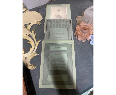 TWELVE VINTAGE SOTHERBY'S CATALOGUES 