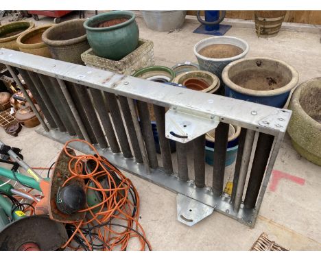 A METAL FRAMED ROLLER CONVEYOR 
