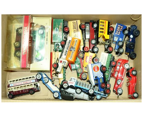 Matchbox Models Of Yesteryear a mainly unboxed group to include 1932 Mercedes-Benz L5 'Holsten Bier', 1929 Morris Light Van '