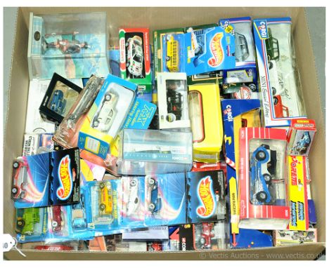 Majorette, Corgi, Mattel Hot Wheels, Polistil and similar a boxed and carded group to include Trax (Australian Motoring Histo