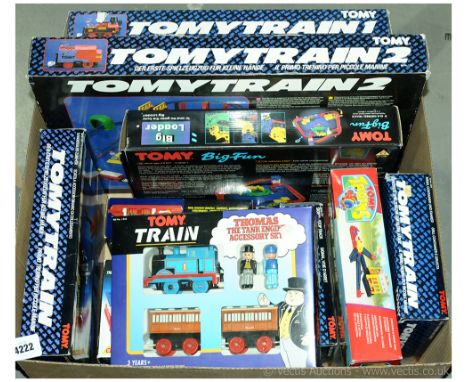 Tomy (Trains) - a boxed group of Tomy Train Sets and Accessories which includes Tomy Train 1 Set, Tomy Train 2 Set, Thomas Th