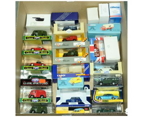 Corgi a boxed group to include 280 Rolls Royce Silver Shadow, 05601 Bedford CA 'Kodak', CC07701 Land Rover Defender 110 Stati