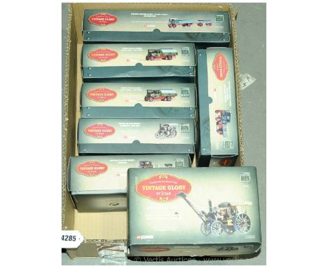 Corgi (Vintage Glory Of Steam) - a boxed group to include 80009 a Sentinel Dropside Wagon, Trailer &amp; Sacks "Charringtons"