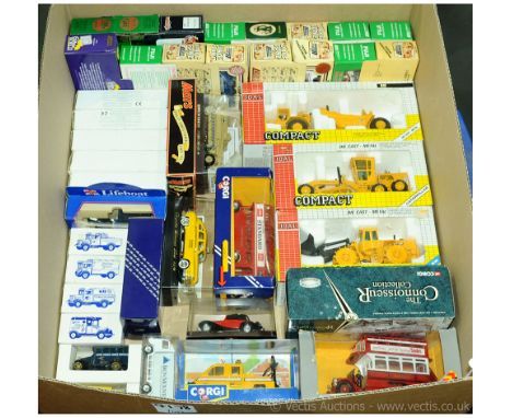 Lledo, Corgi, Solido, Joal a boxed group to include 4514 Chrysler Windsor Taxi, Corgi 35102 AEC Routemaster Open Top with Fig