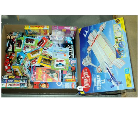 TV Related Lot Vivid Imaginations, Jakks Pacific, Ertl &amp; similar - a boxed and carded group including some loose figures 