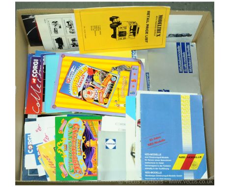 A group of catalogues &amp; magazines to include manufactures such as Corgi, Conrad, EFE, NZG and similar. Conditions general