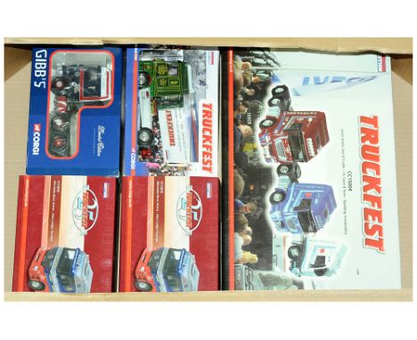 Corgi a boxed Truck group (Truckfest and similar) which includes a multi-vehicle set, to include CC15004 3-vehicle set compri