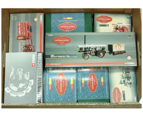 Corgi - a boxed group of Commercial Steam related Models comprising of Premium Editions, Vintage Glory Of Steam and Millenniu