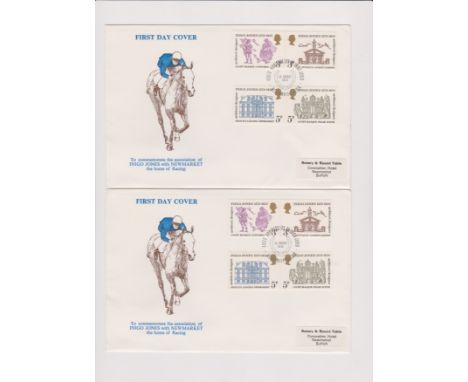 Great Britain 1973 (15 Aug) Inigo Jones official Newmarket Rotary and Round Table FDC with H/S to commemorate the association