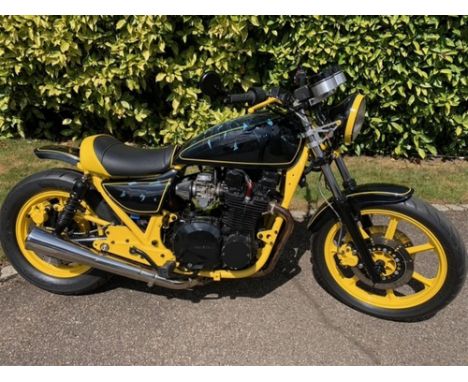 A well-built Z1000 configured as a custom 'bobber'.Correct numbers Z1000, converted into a 'bobber-style' customFully rebuilt