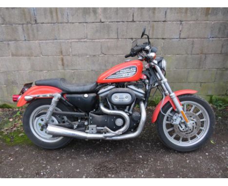 Garage-find Harley 883 Sportster offered at No Reserve.In production between 2001 and 2003, retro dirt-track styling with Har
