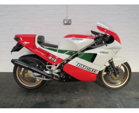 Ducati 851S kit bike presented to Ron Haslam in 1989 by Cagiva.The 851S kit bike represented the advent of the 4-valve, liqui
