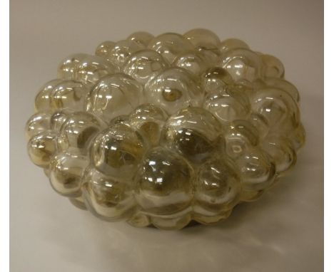 A 1950's bubble effect ceiling light in the style of Barovier &amp; Toso, Murano