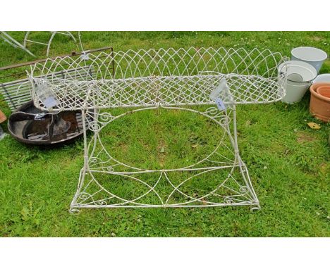 A 19th Century painted wirework planter