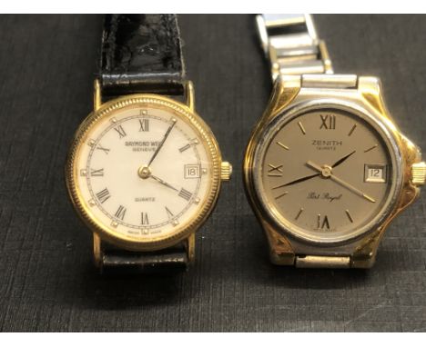 Ladies Raymond Weil wristwatch & Ladies Zenith port royal wristwatch 