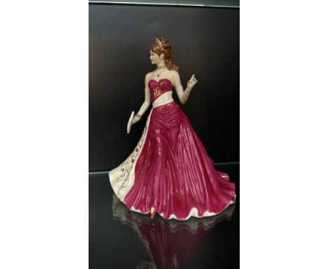 Royal Worcester "Ruby" figurine, sculpted by Peter Akins. Fine bone china, limited edition of 7,500, No. 363. Issued by Compt
