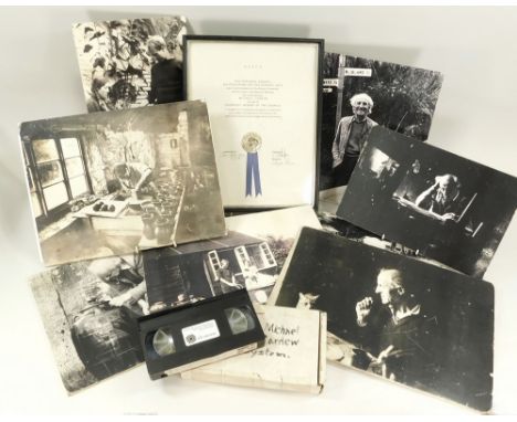 PHOTOGRAPHS: MICHAEL CARDEW.Various mounted photographs featuring Michael Cardew at Winchcombe & Wenford Bridge, various size