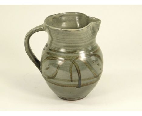 MICHAEL CARDEW? VUME. A Vume Pottery, Ghana jug. Probably by Michael Cardew. Unmarked but with Cardew reference label. Number