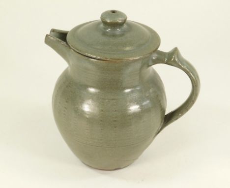MICHAEL CARDEW VUME. A Vume Pottery, Ghana coffee pot. Personal &amp; Pottery marks. Three kiln marks &amp; crack to base. He