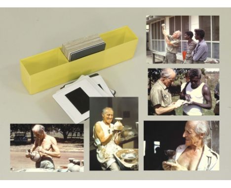 COLOUR SLIDES: MICHAEL CARDEW. 30 colour slides of Michael Cardew's visit to Australia in 1968.