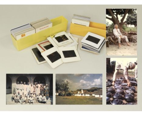 COLOUR SLIDES: MICHAEL CARDEW. Over 70 colour slides of Michael Cardew &amp; Africa. Includes slides featuring Michael Cardew