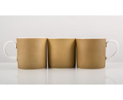 Wedgwood bone china coffee set, Susie Cooper design, comprising six cans and saucers, (12).