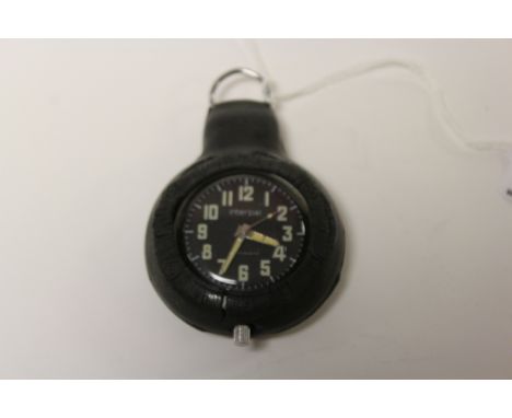 Vintage Interpol Car Fob Watch in a Black Car Fob Case
